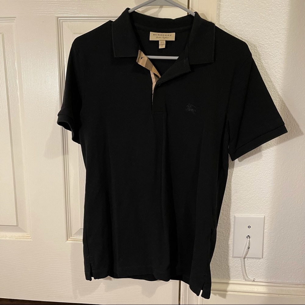 BURBERRY Classic Polo Shirt in Black